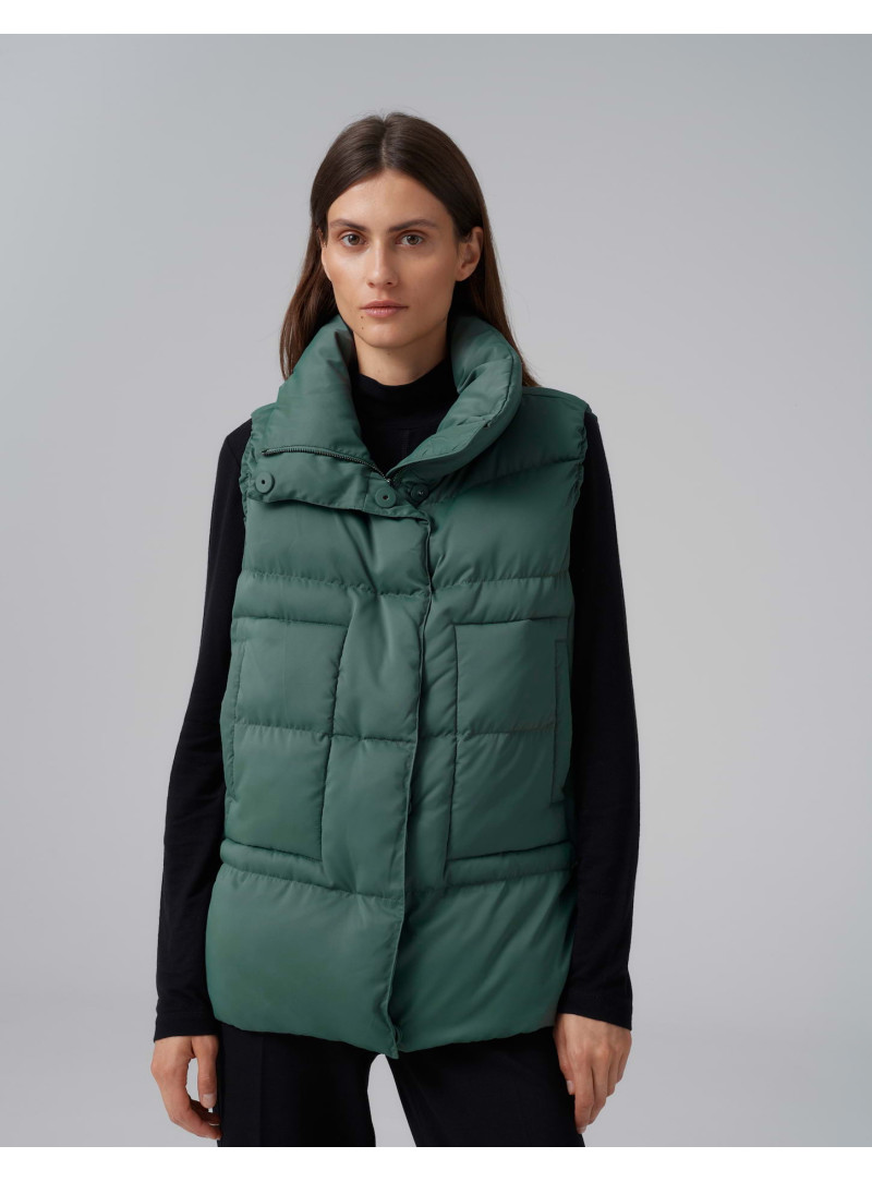 Melange Padded Coat