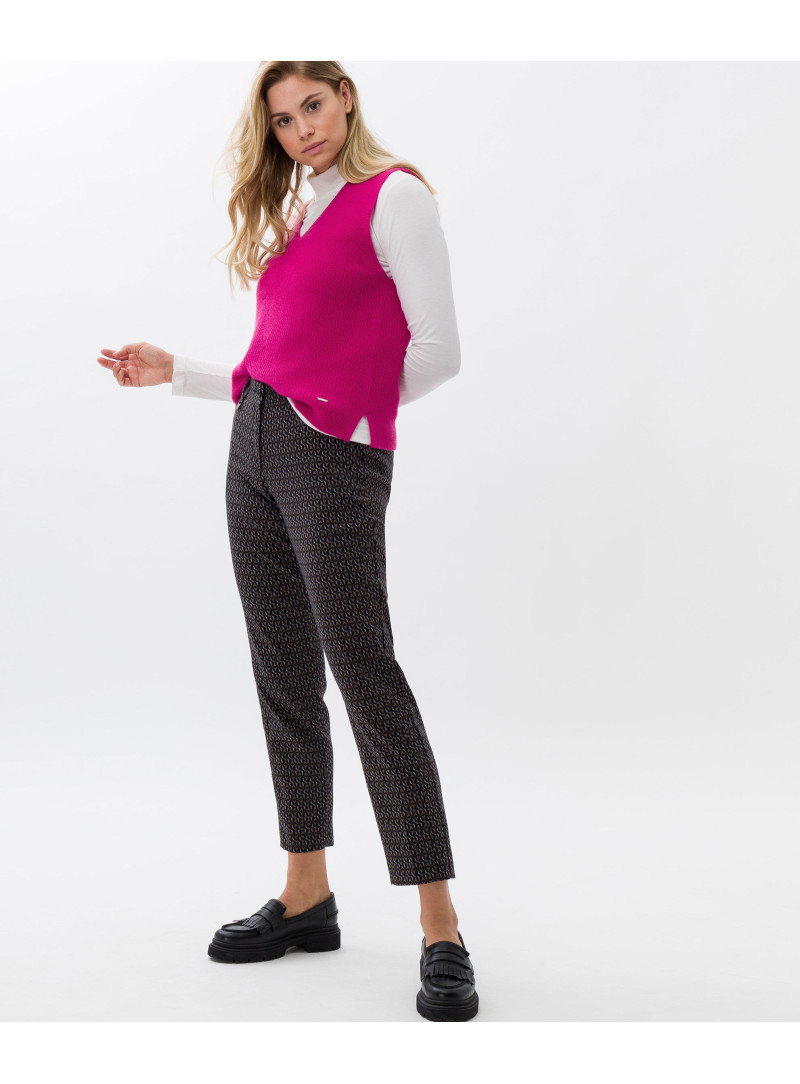 with trousers Soft high-waisted stretch