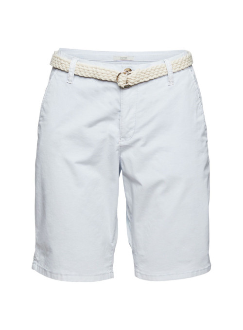 Shorts mit geflochtenem Gürtel