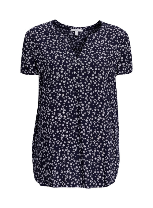 Print-Bluse aus LENZING™...