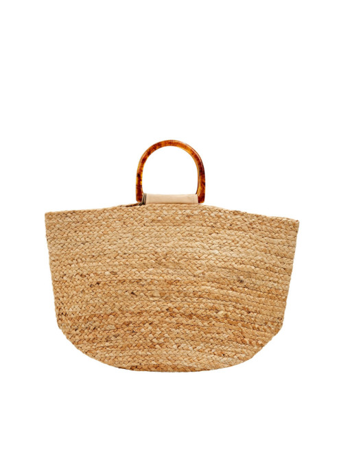 Geflochtene Tasche aus Jute