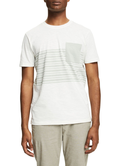 Striped jersey T-shirt