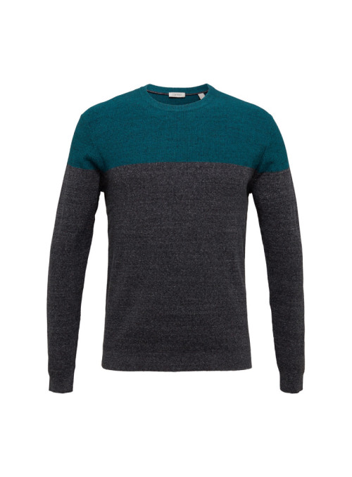 Color Block-Pullover aus...