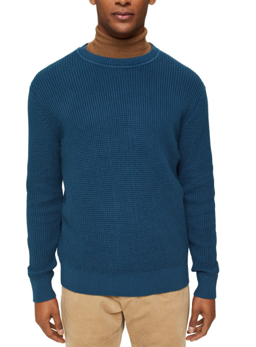 Knitted jumper made of pima...