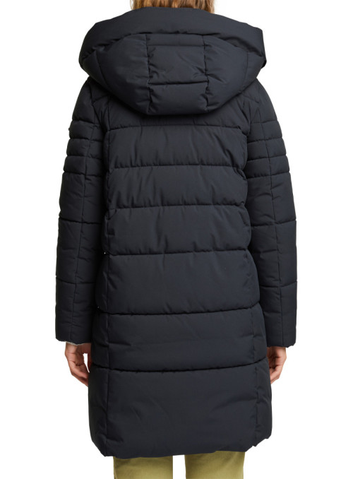 Quilted jacket with hood...