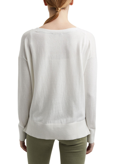 Sweater with linen and...