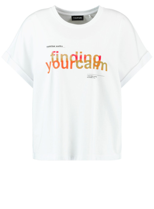 T-shirt with front print