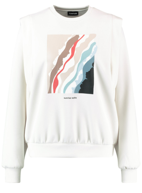 Sweatshirt mit Front-Print