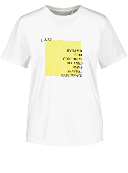 T-shirt with wording print...