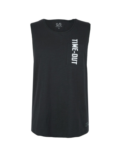 Tank top with writing