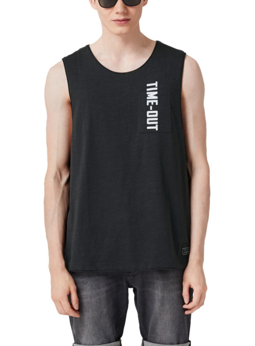 Tank top with writing
