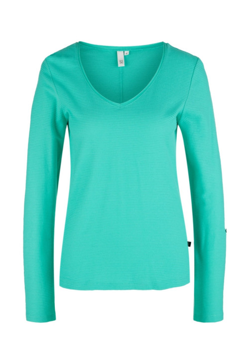 Long sleeve V-neck T-shirt