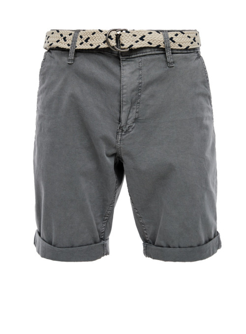 Chino shorts with belt