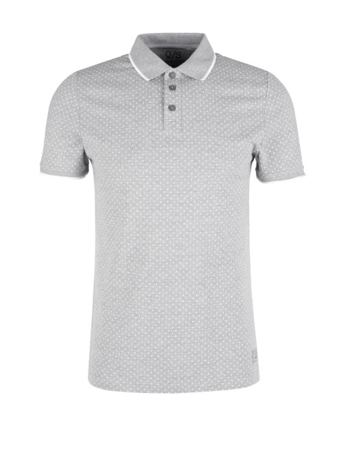 Piqué polo shirt with...