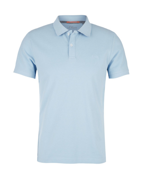 Cotton piqué polo shirt