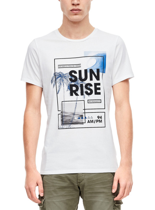 T-Shirt mit Front-Print