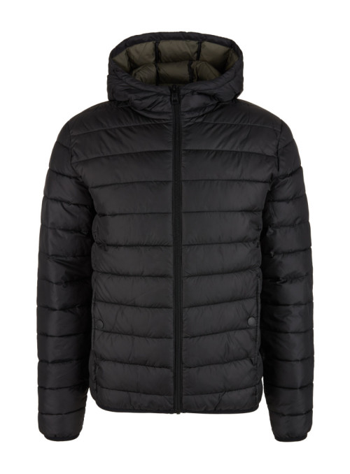 Quilted jacket with hood