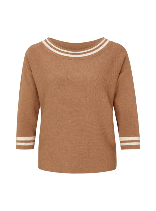 3/4 sleeve fine knit...