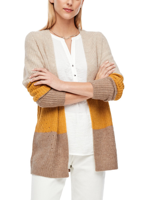 Offene Strickjacke mit...