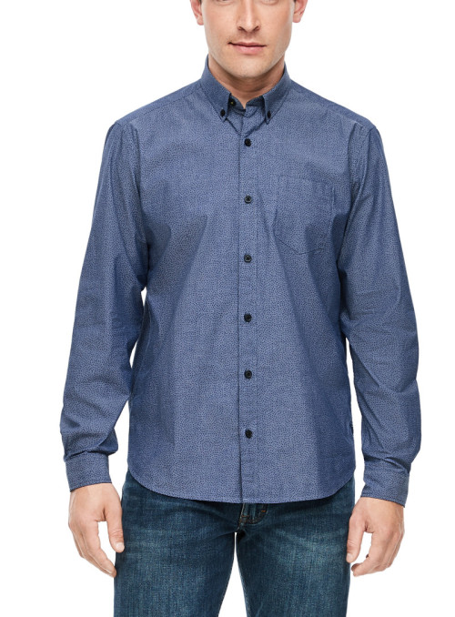 Chemise en chambray avec...