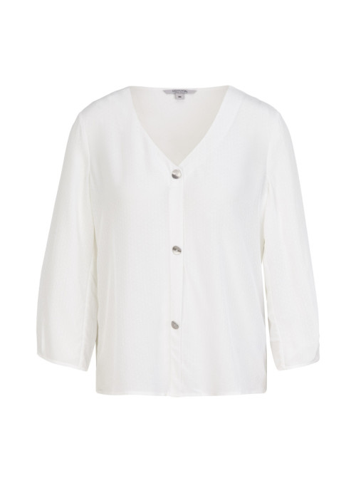 3/4 sleeve blouse with...