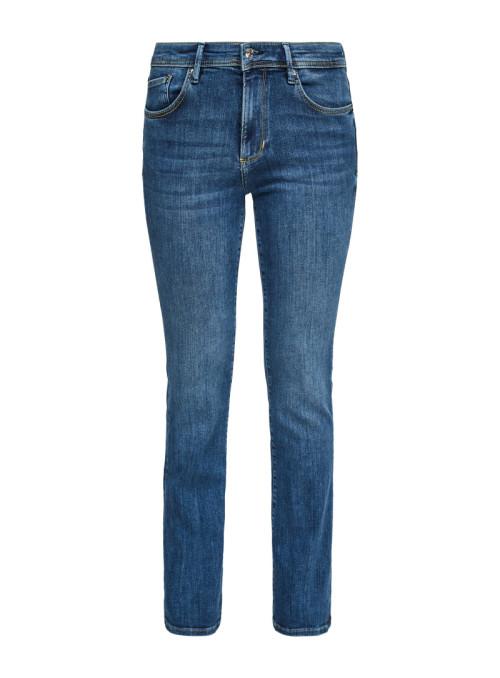 Slim Fit Jeans mit Bootcut leg