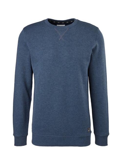 Sweatshirt im Melange-Look