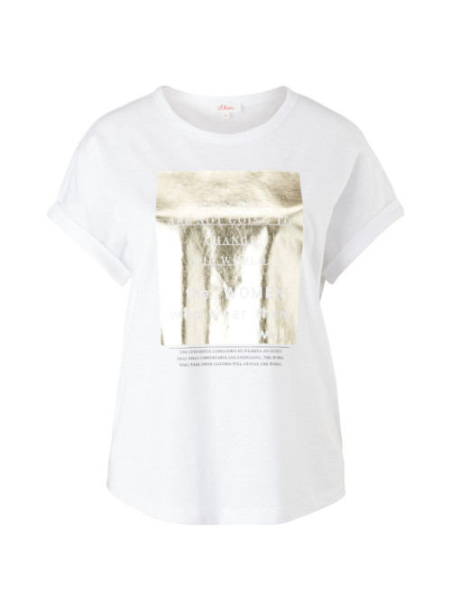 T-Shirt mit Front-Print