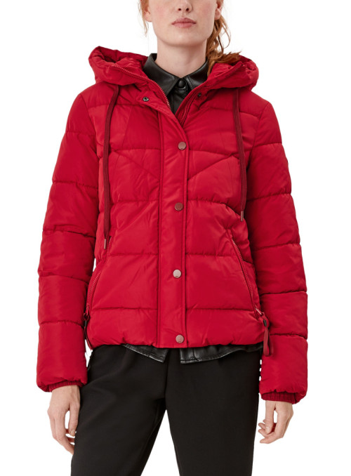 Quilted jacket with hood