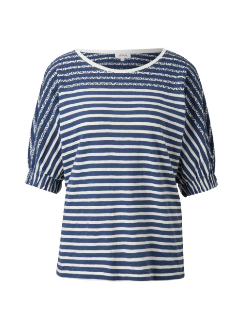 Striped T-shirt with...