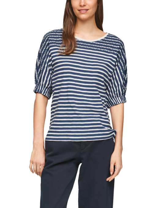 Striped T-shirt with...