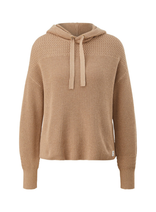 Hoodie en tricot