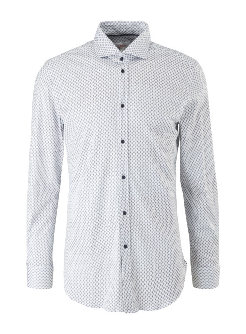 Chemise slim fit avec motif...