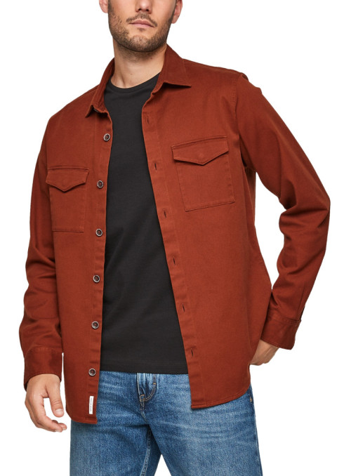 Twill overshirt