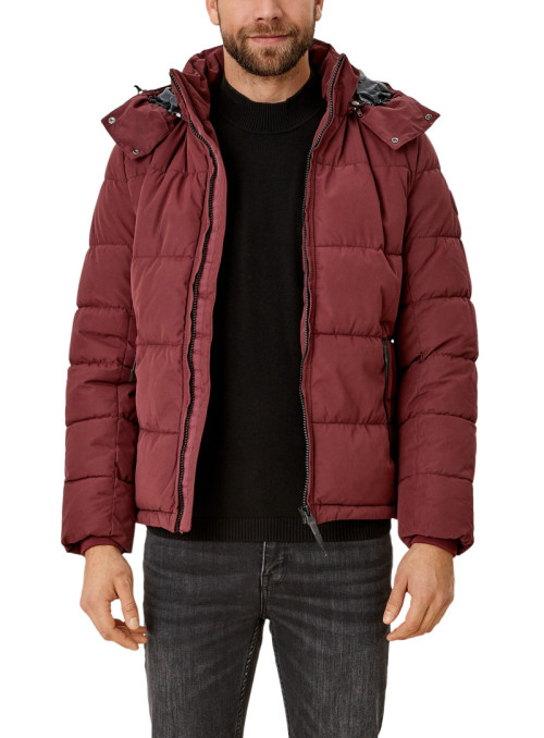 Quilted jacket with hood