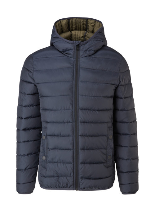 Quilted jacket with hood