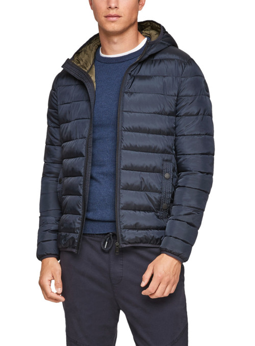 Quilted jacket with hood