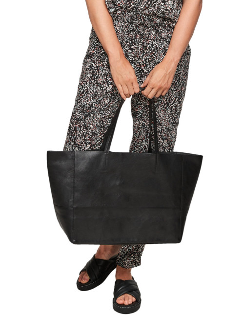 Shopper en cuir 