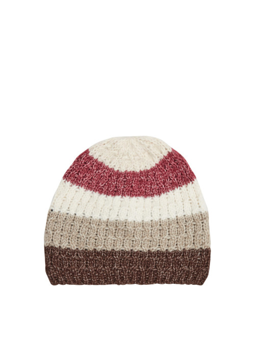 Cap with block stripes