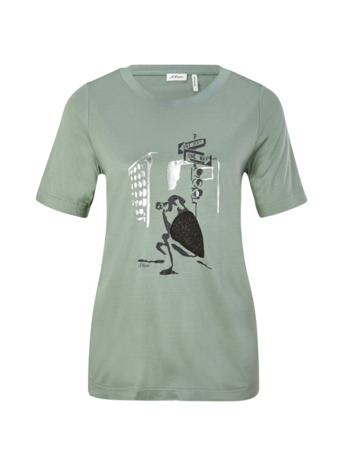 T-shirt avec impression sur...