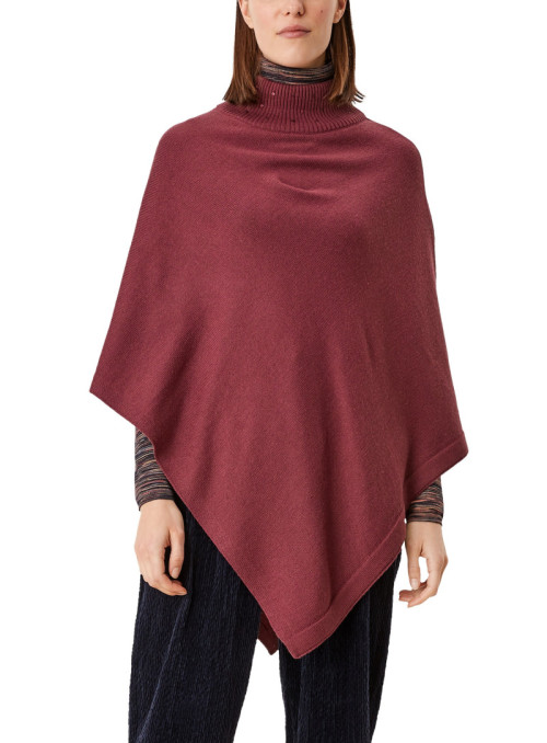 Poncho en tricot avec...