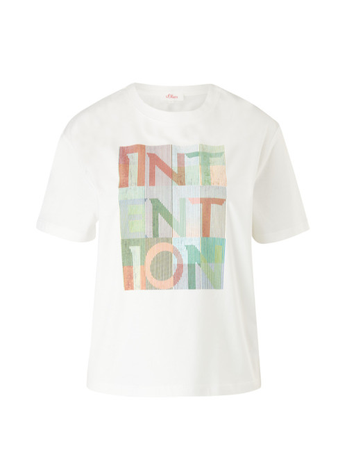 T-Shirt mit Front-Print