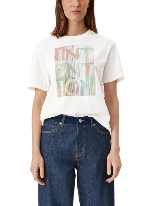 T-Shirt mit Front-Print