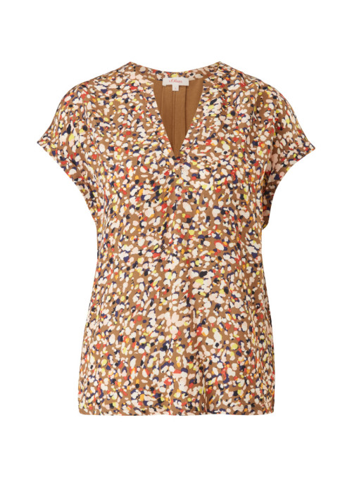 T-shirt blouse with...