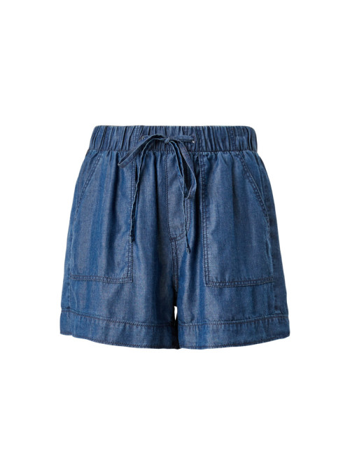 Lightweight denim shorts