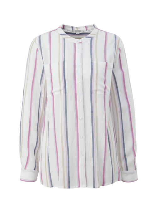 Viscose striped shirt blouse