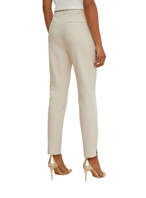 7/8 pants with slit hem at...