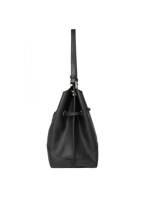 Faux leather shoulder bag