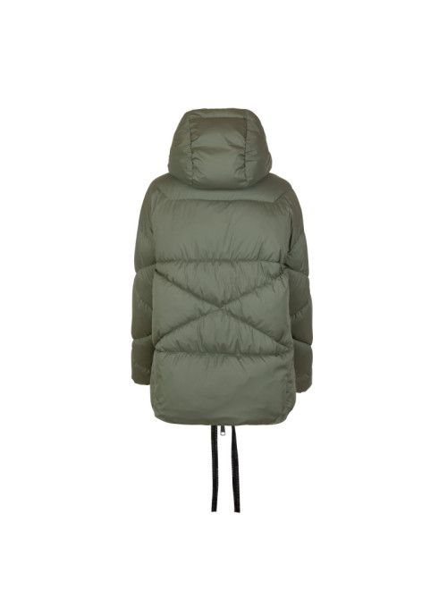 Quilted jacket with hood