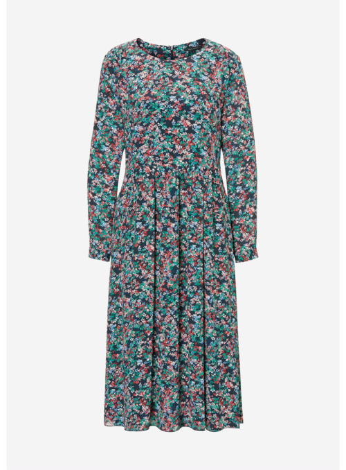 Robe midi avec motif floral...